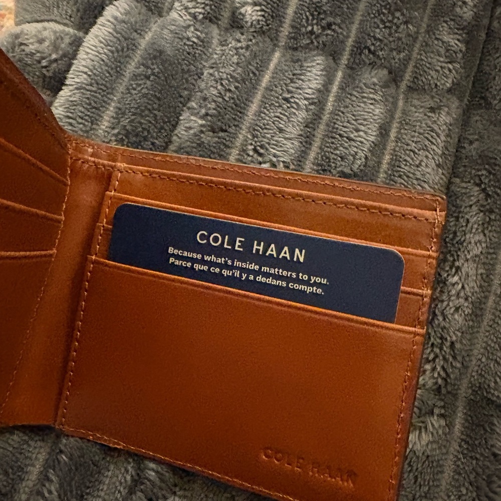 Cole Haan Men's Brown Leather Wallet